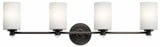 Joelson 4 Light Swing Arm Vanity Light by Kichler - 45924