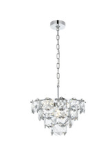 Adaline 6 Light Chandelier 10 Inch Tall and 16 Inch Wide by Elegant - 1050D16