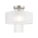 Alexis 1 Light 13 Inch Wide Flush Mount by Livex - 41145
