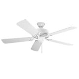 Basic Max Ceiling Fan 52 Inches wide by 12.5 inches high by Maxim - 89905WP