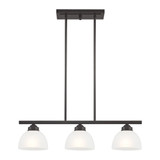 Somerset 3 Light Linear Island Pendant by Livex - 4226