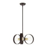 Modesto 3 Light Small Chandelier by Livex - 46423