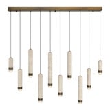 Cambre 4W 10 LED Linear Chandelier 20 Inch Tall X 5.5 Inch Wide by Eurofase - 50129