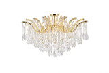 Maria Theresa 8 Light 36 Inch Wide Flush Mount by Elegant - 2800F36