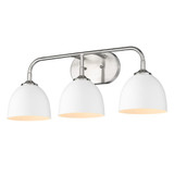 Zoey 3 Light Vanity Light by Golden - 6956-BA3