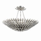Broche 6 Light 24.5 Inch Wide Semi Flush Mount by Crystorama - 517_CEILING