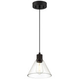 Port Nine 9W 1 LED Pendant 8.5 x 8 Inches by Access 63140LEDDLP-MBL - 63140LEDDLP-MBL