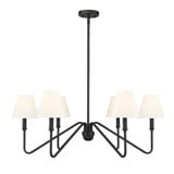 Kennedy 6 Light Oversized Chandelier by Golden - 3690-6-IL