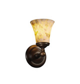 Alabaster Rocks Tradition 1 Light Wall Sconce by Justice Design - ALR-8521-20