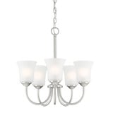 Bronson 5 Light Medium Chandelier by Designers Fountain - D278M-5CH-BN