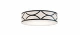 Lake 3 Light 16 Inch Wide Flush Mount by AFX - LAKF16MB
