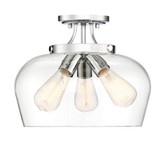 Octave 3 Light 13 Inch Wide Semi Flush Mount by Savoy House - 6-4035-3