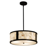 Alabaster Rocks Tribeca 3 Light Large Pendant by Justice Design - ALR-9541