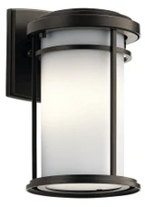 Toman 1 Light Outdoor Wall Lantern 10.25 Inch Tall by Kichler - 49686