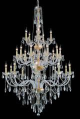 Verona 25 Light Oversized Chandelier by Elegant 7925G43 - 7925G43