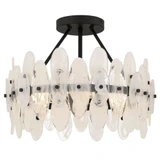 Abigail 15W 4 LED Semi Flush Mount 14 Inch Tall and 18 Inch Wide by Quoizel - ABI1718