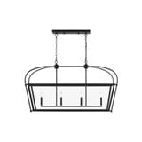 Charleston 4 Light Small Linear Foyer Chandelier by Visual Comfort Studio - 6691004