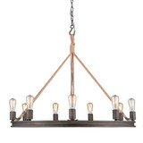 Chatham 9 Light Large Chandelier by Golden - 1048-9