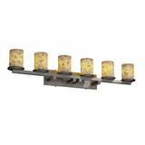 Alabaster Rocks Dakota 6 Light Vanity Light by Justice Design - ALR-8786-10