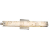 Alabaster Rocks Edge Linear Vanity Light 23 Inch Wide by Justice Design - ALR-8681