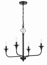 Jolenne 4 Light Medium Chandelier by Craftmade - 57024