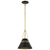 Adina 1 Light Small Pendant 12.5 Inches Tall and 10 Inches Wide by Nuvo - 60/7767