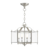 Livingston 4 Light Medium Pendant by Livex - 4398