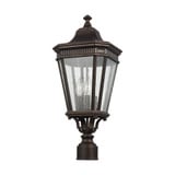 Cotswold Lane Three Light Outdoor Post Lantern 9.5 x 22.38 In by Generation - OL5427