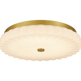 Cherbury 25W LED Flush Mount 3.25 Inch Tall and 16 Inch Wide by Quoizel - QFL6787