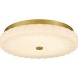 Cherbury 25W LED Flush Mount 3.25 Inch Tall and 16 Inch Wide by Quoizel - QFL6787