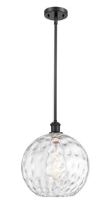Athens Water Glass 1 Light Industrial Medium Pendant by Innovations - 516-1S-G1215-12