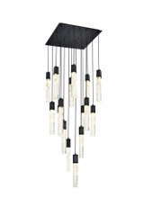 Aurora 6.5W 16 LED Pendant 19 Inch Tall and 30 Inch Wide by Elegant - 2088G30