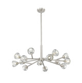 Aurora 14 Light Chandelier 11.5 Inch Tall X 28.25 Inch Wide by Innovations - 465-14CR-G465-CL_P