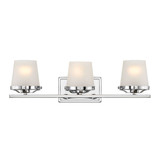 Klein 3 Light Bath Vanity 7.25 Inch Tall and 24 Inch Wide by Savoy House - L8-5250-3