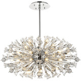 Vera 38 Light Large Pendant 23 Inch Tall by Elegant - 2500D42