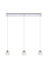 Eren 3 Light Mini Pendant by Elegant - 3505D28