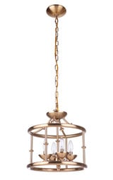 Marlowe 4 Light 14 Inch Wide Semi Flush Mount by Craftmade - 53754