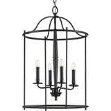 Durrell 4 Light Small Chandelier by Progress - P500210