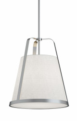 Lizzette 1 LED Pendant 21 Inches Tall and 18 Inches Wide by AFX - LIZP18MB