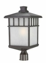 Barton 1 Light Post Mount by Dolan  - 9118