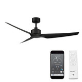 Stella 3 Blade Smart Ceiling Fan with Remote Control 60 Inch Wide by WAC  - F-056-MB
