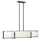 Latitude 4 Light Oversized Linear Chandelier by Hinkley - 3996