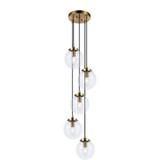 The Bougie 5 Light Large Pendant by Matteo - C63005