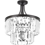 Glimmer 3 Light 16.25 Inch Wide Semi Flush Mount by Progress - P2326