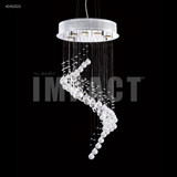 Crystal Rain 5 Light Small Chandelier by James Moder - 40402S00CRY