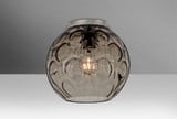Bombay 1 Light 9.8 Inch Wide Flush Mount by Besa - BOMBAY