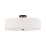 Meridian Five Light 22 Inch Wide Semi Flush Mount by Livex - 52141