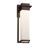 Fusion Pacific 14WLED Opal Glass Large Outdoor Wall Mount by Justice Design - FSN-7544W-OPAL