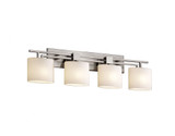 Fusion Aero 4 Light Opal Glass Vanity Light by Justice Design - FSN-8704-30-OPAL
