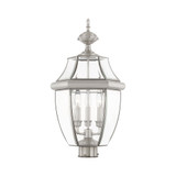 Monterey 3 Light Outdoor Post Top Lantern 12.5 x 23.5 Inches by Livex  - 2354